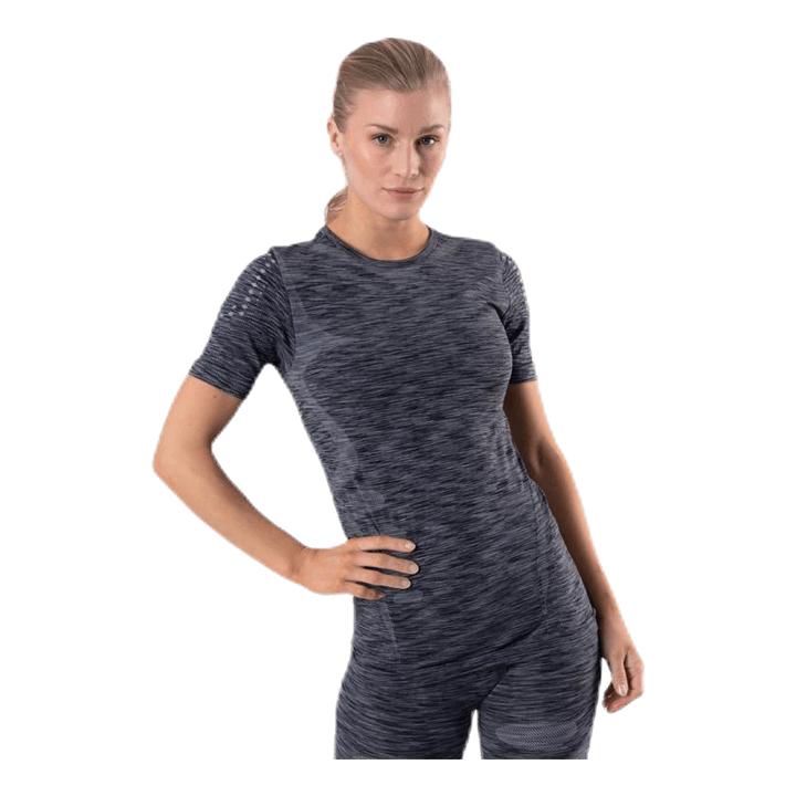 Ascoli Seamless Melange S/S Tee Black