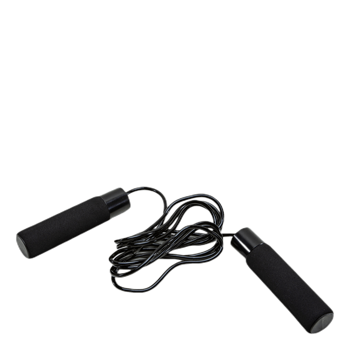 Jump Rope with Weight Black