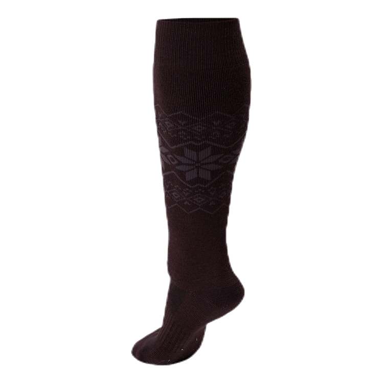 Ossar Wool Jacquard Sock Purple