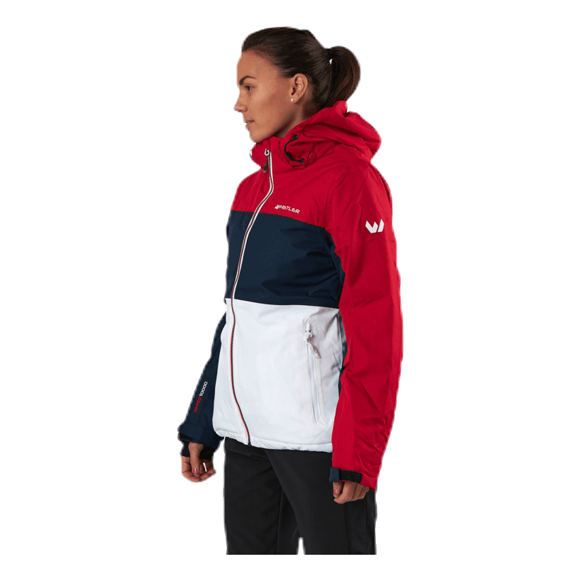 Red white and hot sale blue ski jacket