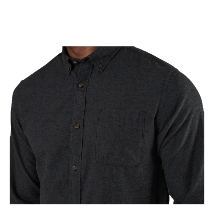 Classic Melange Shirt L/S Grey