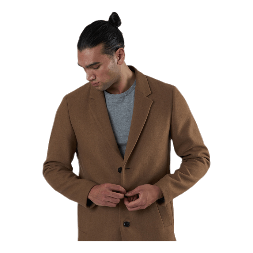 Moulder Wool Coat Beige