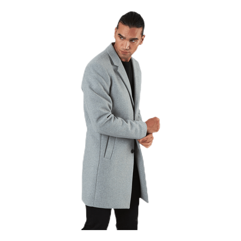 Moulder Wool Coat Grey