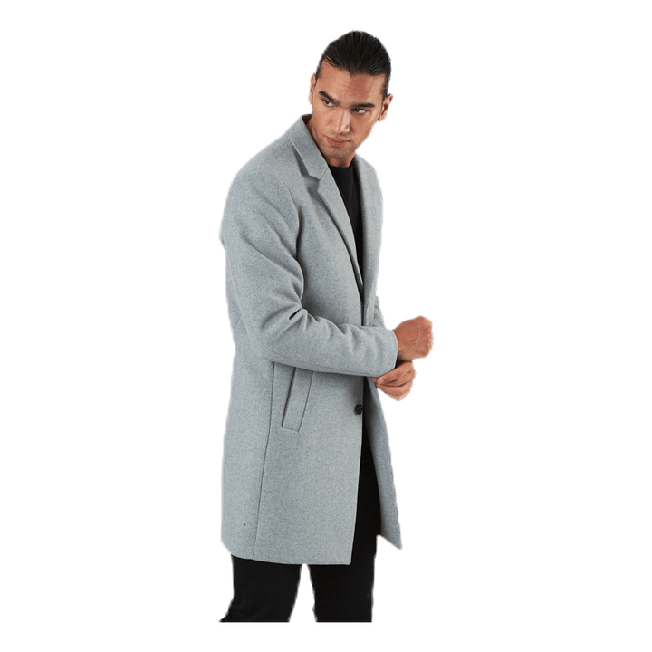 Moulder Wool Coat Grey