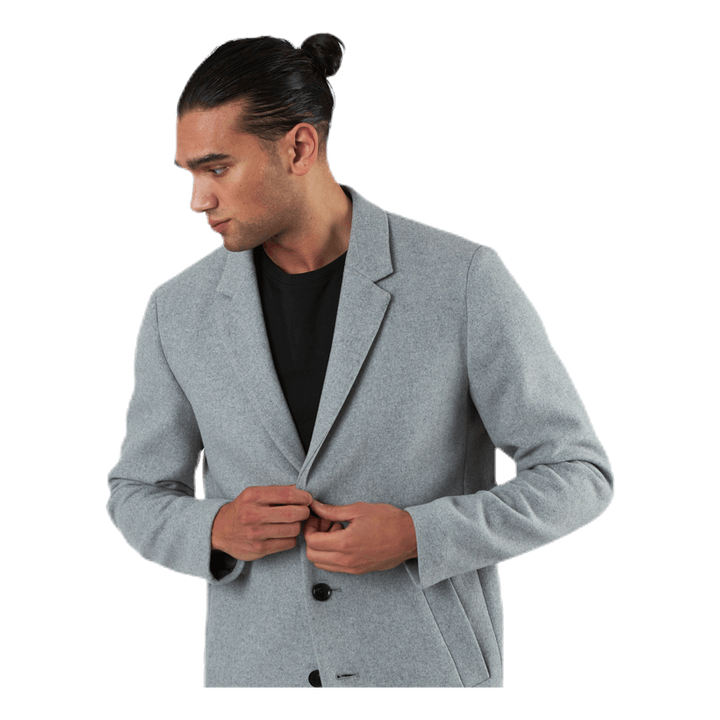 Moulder Wool Coat Grey