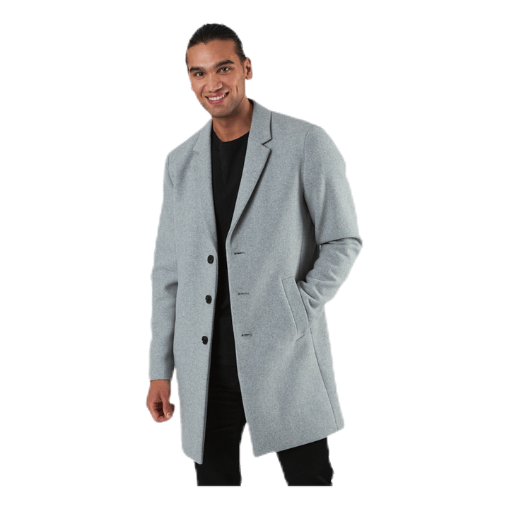 Moulder Wool Coat Grey