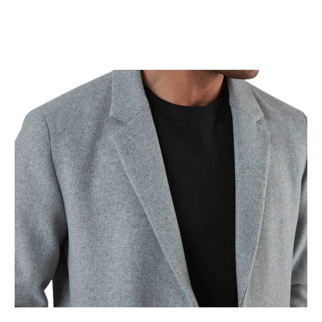 Moulder Wool Coat Grey