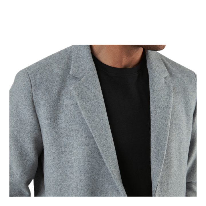 Moulder Wool Coat Grey