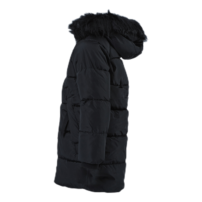 Monica Long Puffer Coat Black