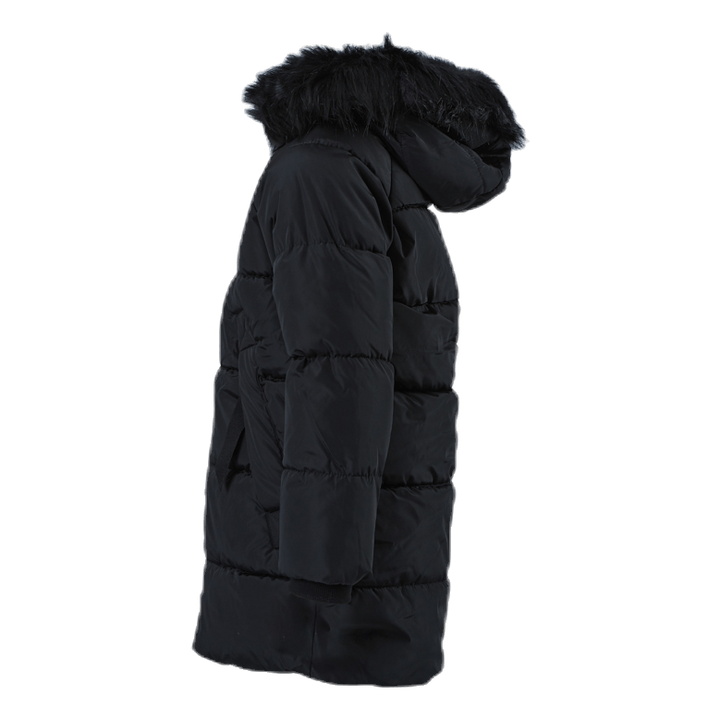 Monica Long Puffer Coat Black