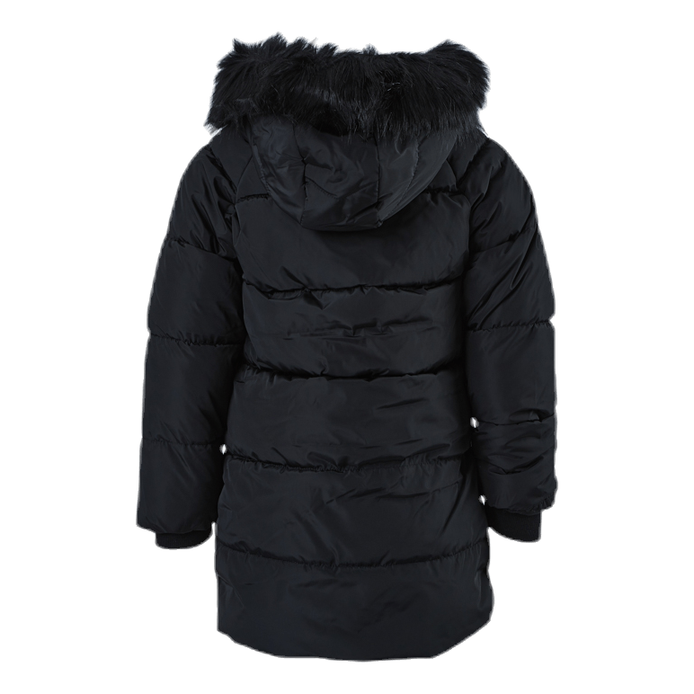 Monica Long Puffer Coat Black