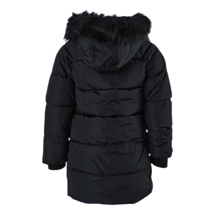 Monica Long Puffer Coat Black