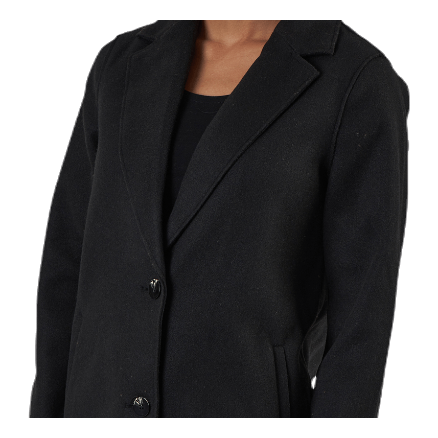 Carrie Bonded Coat Otw Black