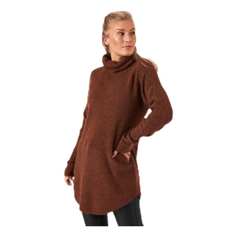 Ellen Ls Long  Knit Brown