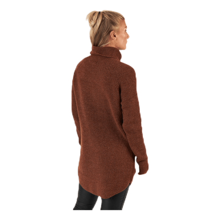 Ellen Ls Long  Knit Brown