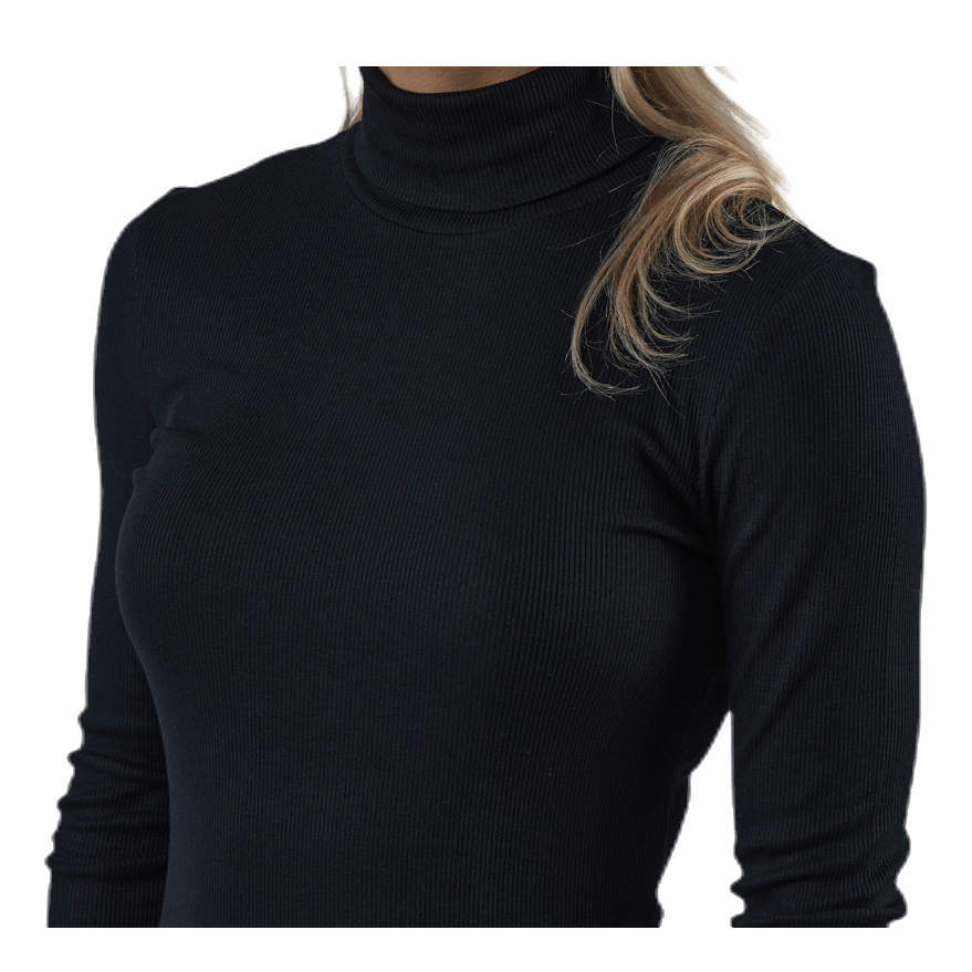 Birdie Ls Rollneck Bc Black