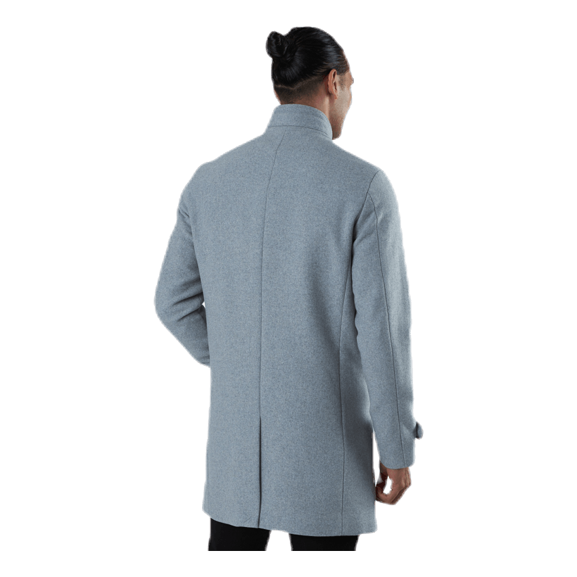 Melton Wool Coat Grey