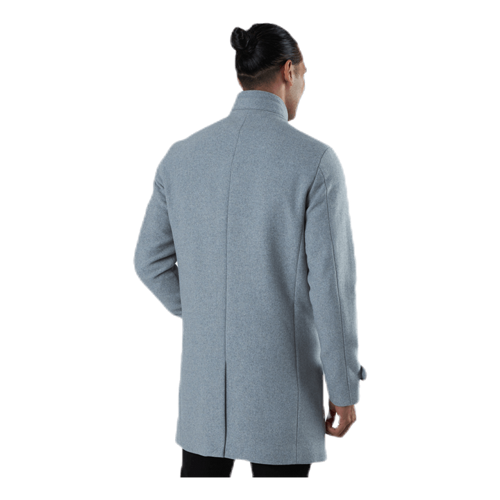 Melton Wool Coat Grey