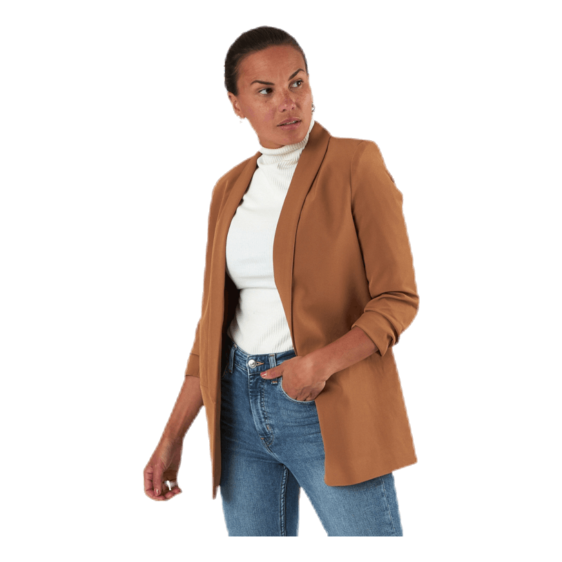 Elly 3/4 Life Blazer Tlr Brown