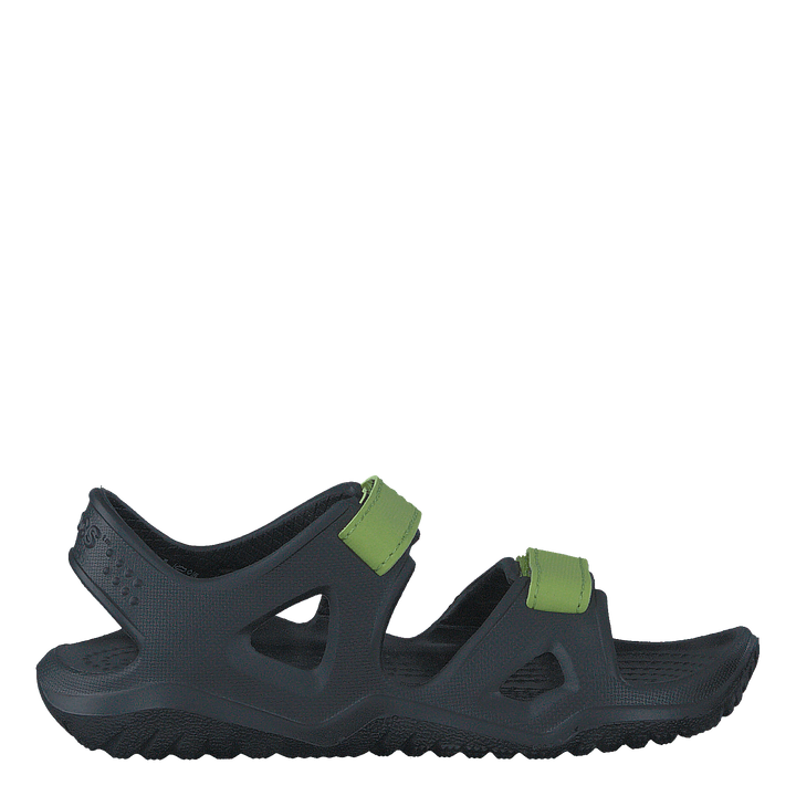 Swiftwater River Sandal Kids Black / Volt Green