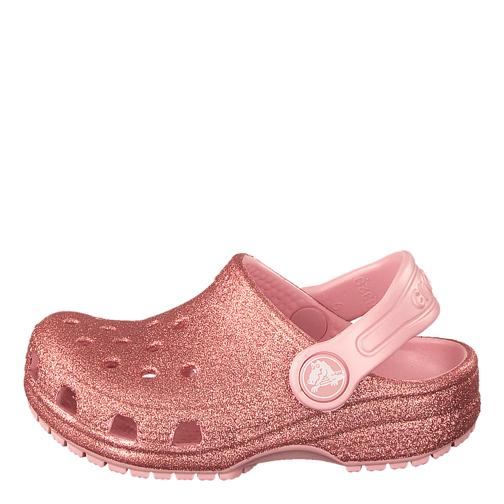 Classic Glitter Clog Kids Blossom