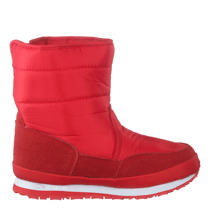 Rd Nylon Suede Solid Kids Red