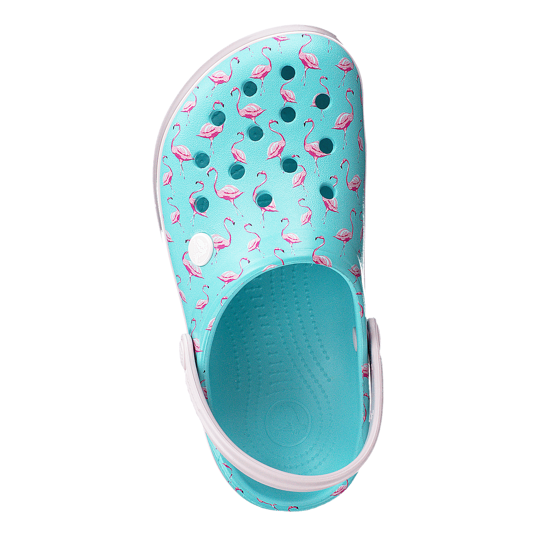 Crocband Multigraphic Clog K Ice Blue