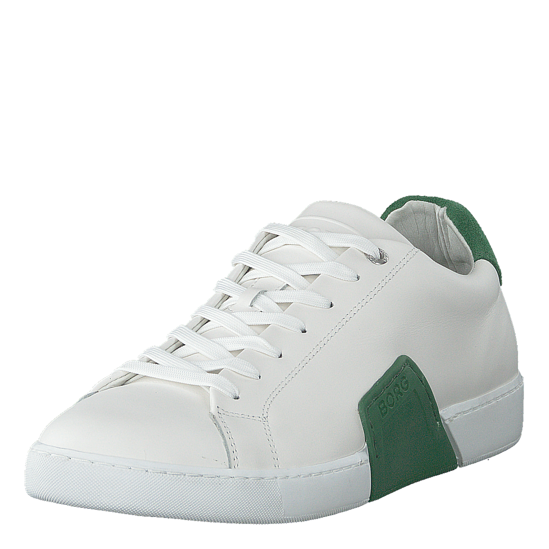Clip M White/green