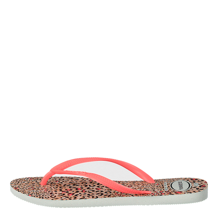 Slim Animals White / Coral New 6577