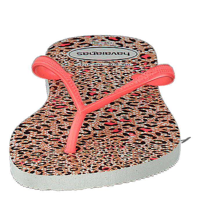 Slim Animals White / Coral New 6577