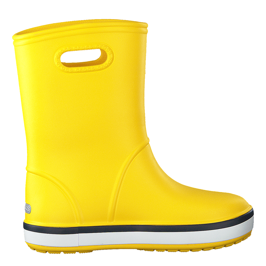 Crocband Rain Boot K Yellow/navy