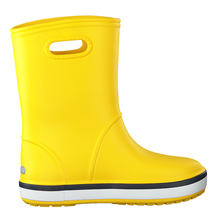 Crocband Rain Boot K Yellow/navy