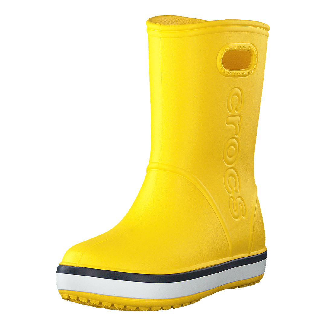 Crocband Rain Boot K Yellow/navy