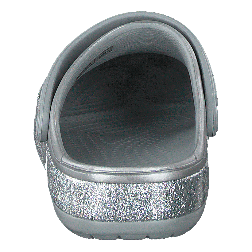 Crocband Glitter Clog K Silver