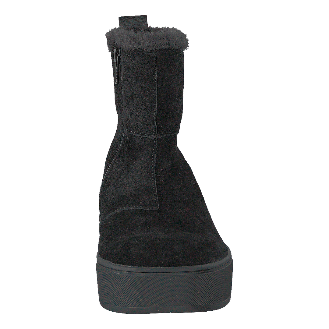 Suede Pile Boot Black