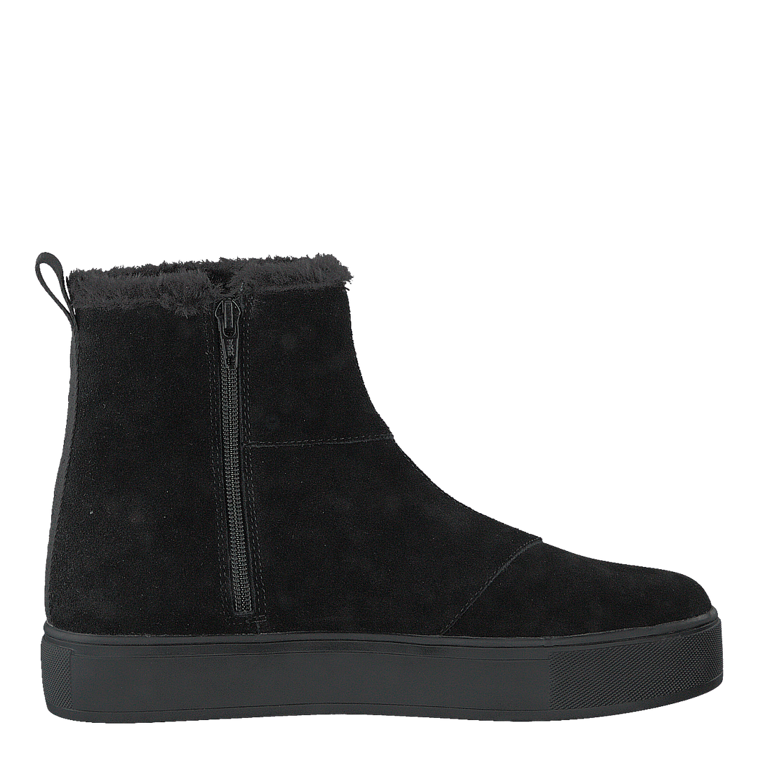 Suede Pile Boot Black