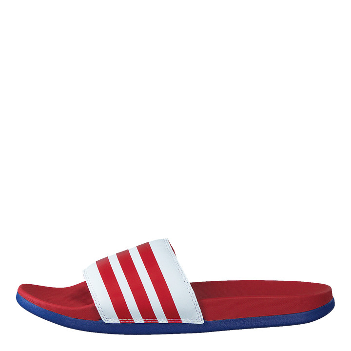 Adilette Comfort Ftwr White/scarlet/team Royal