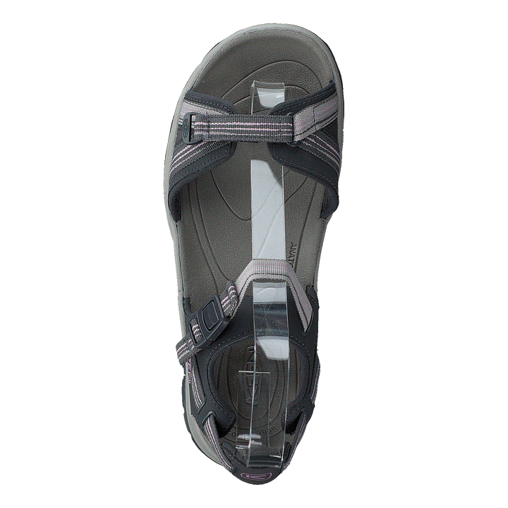 Terradora Ii Open Toe Sandal Dark Grey/dawn Pink