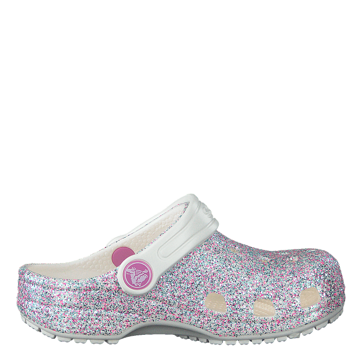 Classic Glitter Clog Kids Oyster