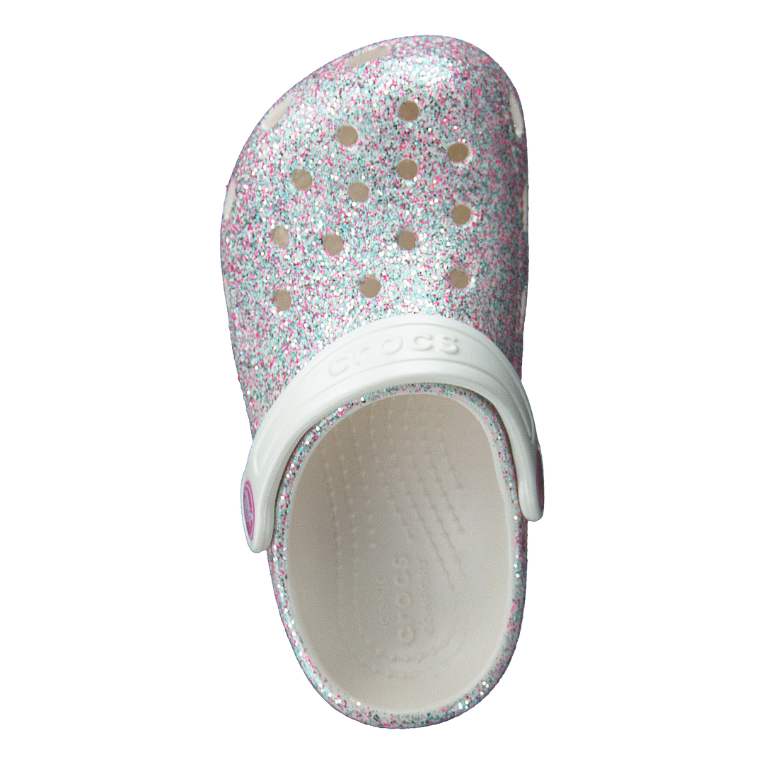 Classic Glitter Clog Kids Oyster