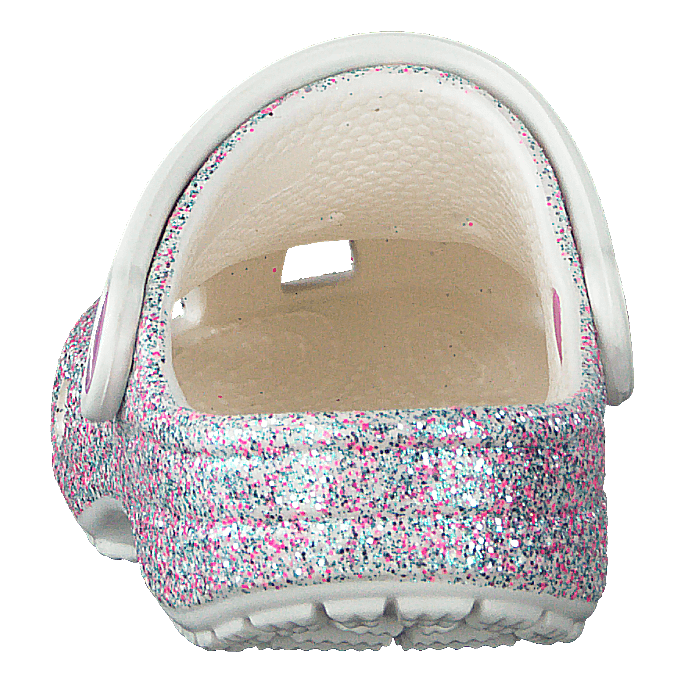 Classic Glitter Clog Kids Oyster