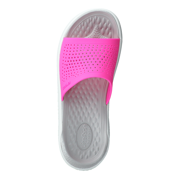 Literide Slide Electric Pink/almost White