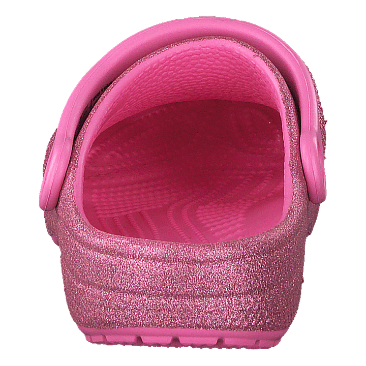 Classic Glitter Clog Kids Pink Lemonade