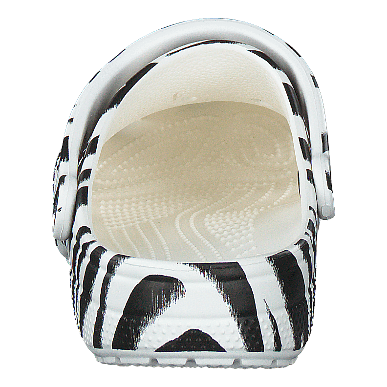 Classic Animal Print Clog White/zebra Print