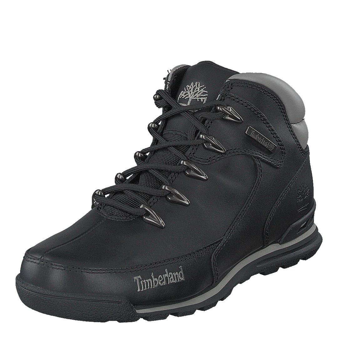 Euro Rock Hiker Black Full Grain