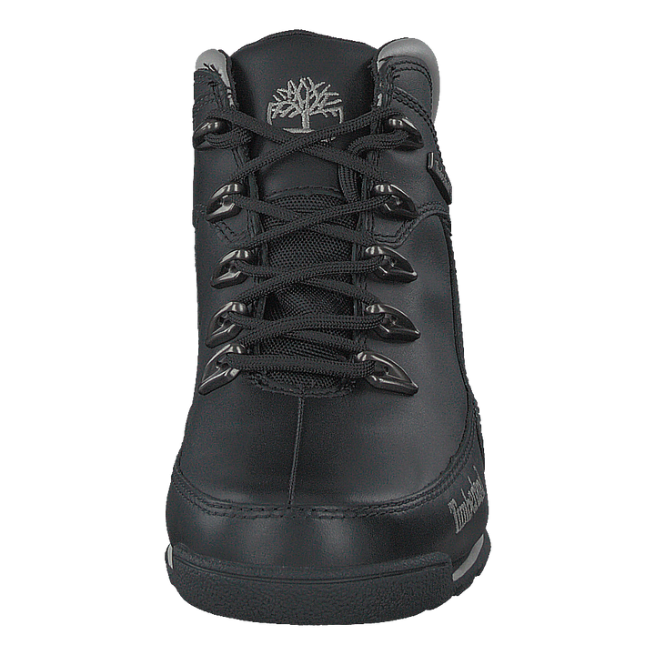 Euro Rock Hiker Black Full Grain