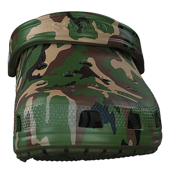 Classic Printed Camo Clog Army Green/multi