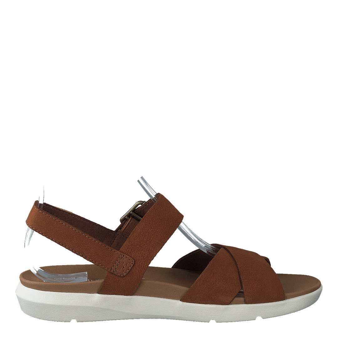 Wilesport Lthr Sandal Rust Nubuck