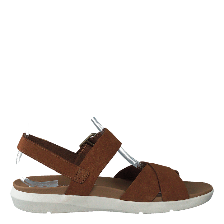 Wilesport Lthr Sandal Rust Nubuck