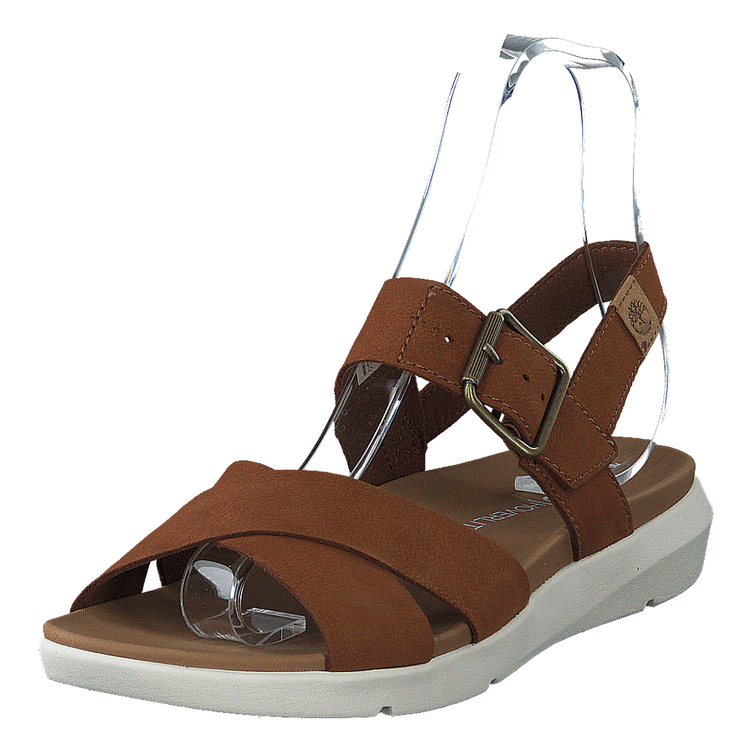 Wilesport Lthr Sandal Rust Nubuck